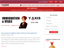 Tablet Screenshot of blog.y-axis.com